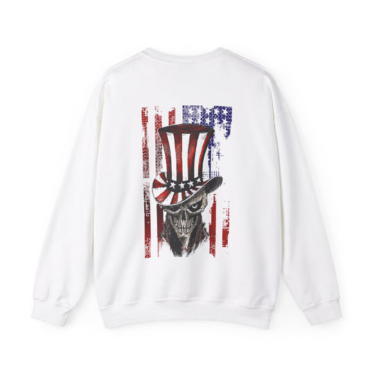 The Devil's Pickle Patriotic Skull Crewneck Sweatshirt