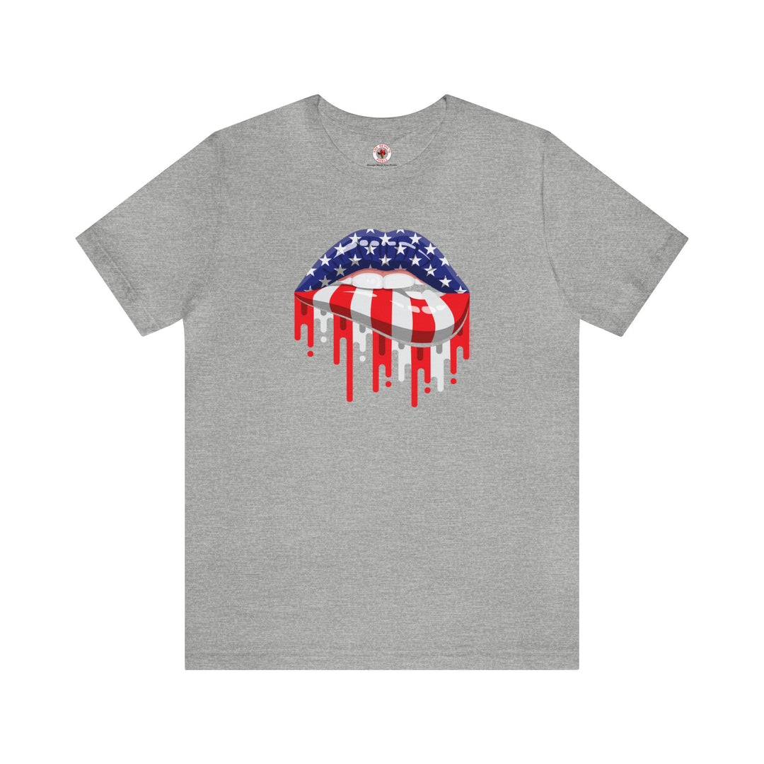 American Flag Lips T-Shirt