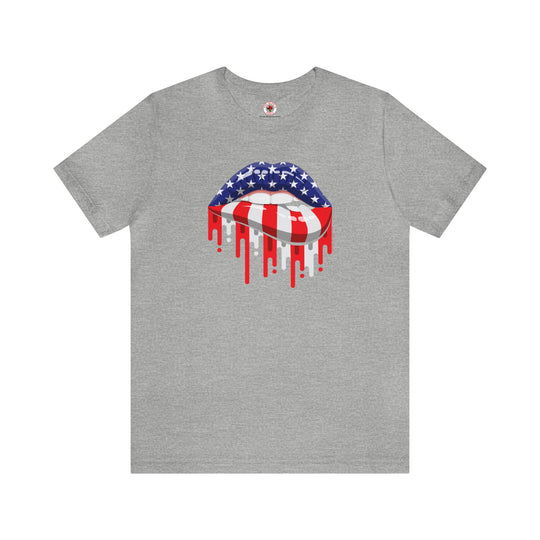 American Flag Lips T-Shirt