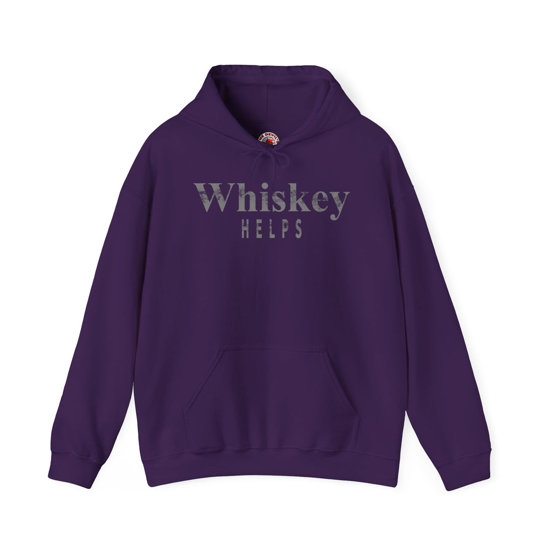 Whiskey Helps Hooded Sweatshirt