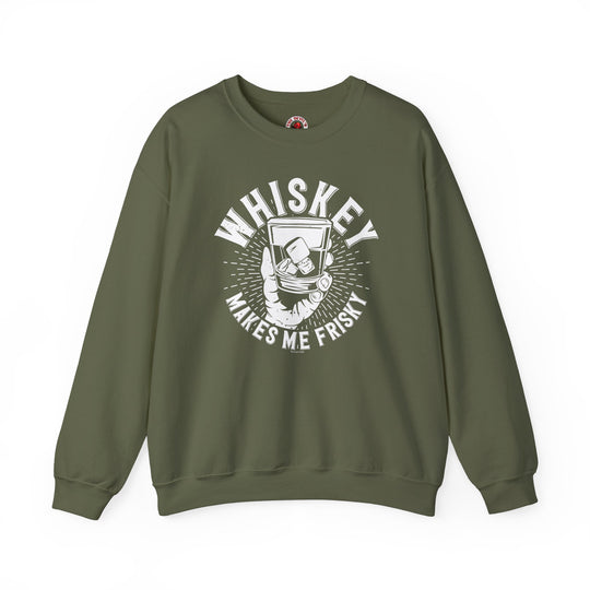 Whiskey Makes Me Frisky Crewneck Sweatshirt