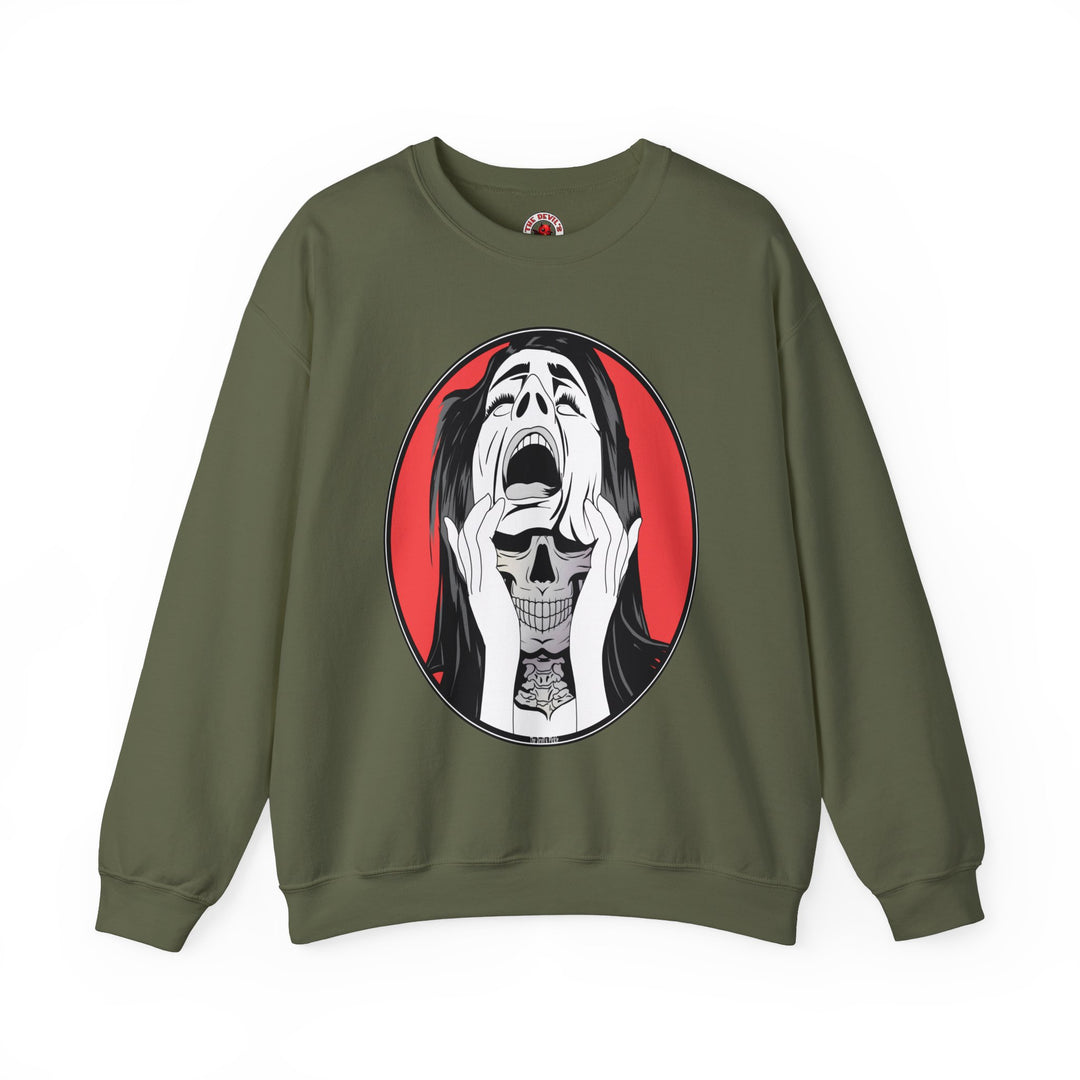 Skull Woman Crewneck Sweatshirt