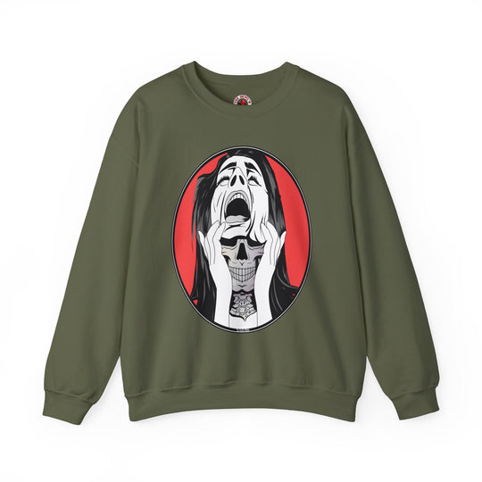 Skull Woman Crewneck Sweatshirt