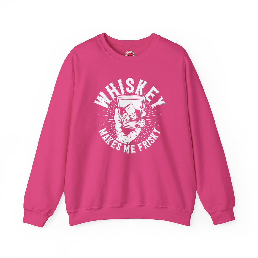 Whiskey Makes Me Frisky Crewneck Sweatshirt