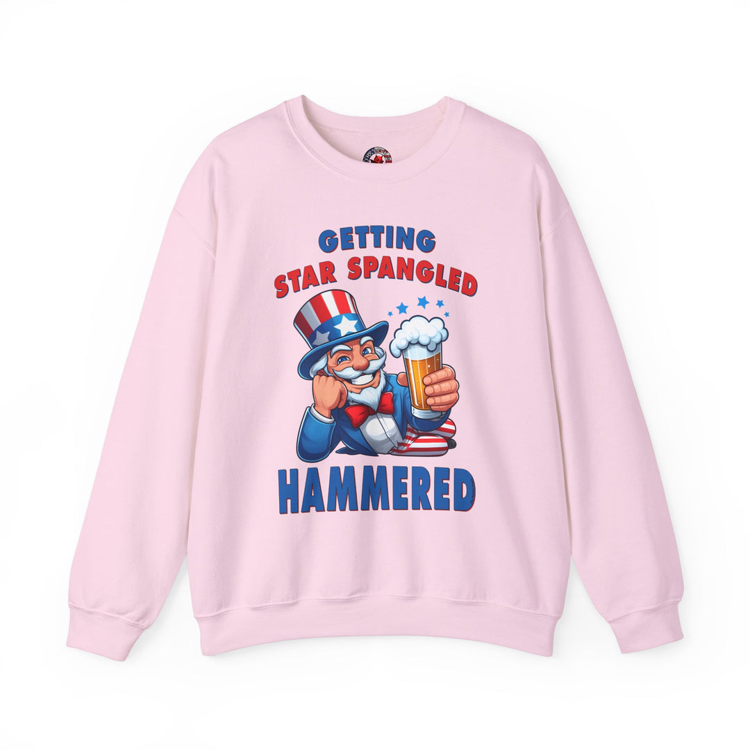Star Spangled Hammered Crewneck Sweatshirt