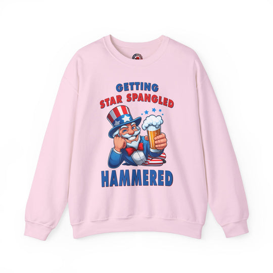 Star Spangled Hammered Crewneck Sweatshirt