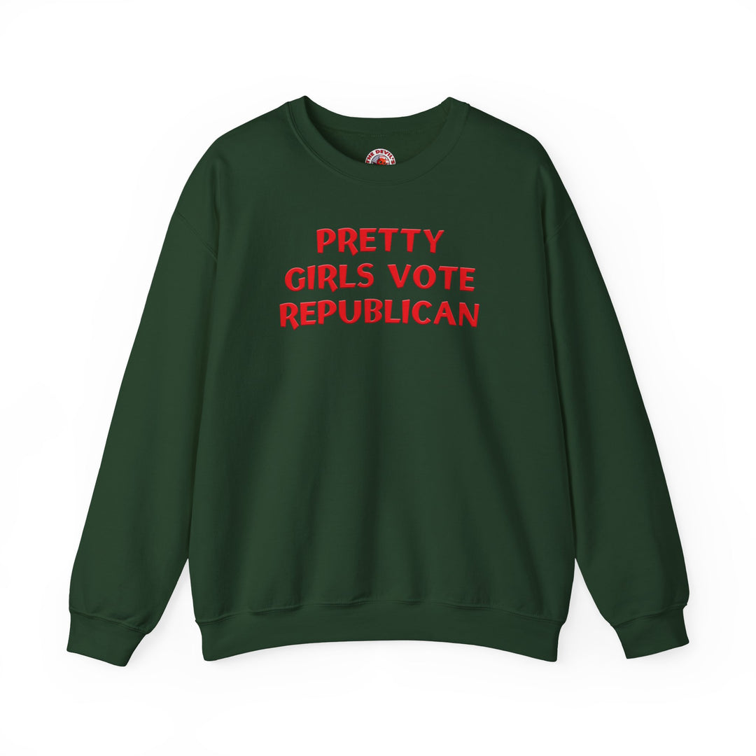 Pretty Girls Vote Republican Crewneck Sweatshirt