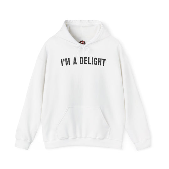 I'm A Delight Hooded Sweatshirt