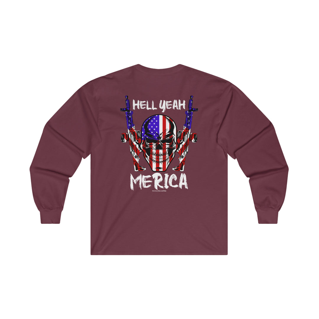 Hell Yeah Merica Long Sleeve Tee