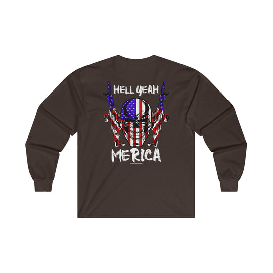 Hell Yeah Merica Long Sleeve Tee