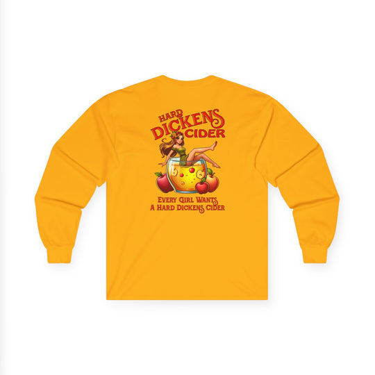 Hard Dickens Cider Front/Back Long Sleeve Tee