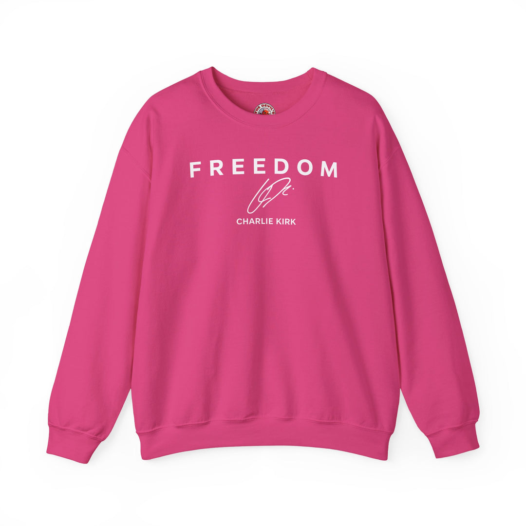 Charlie Kirk Freedom Crewneck Sweatshirt