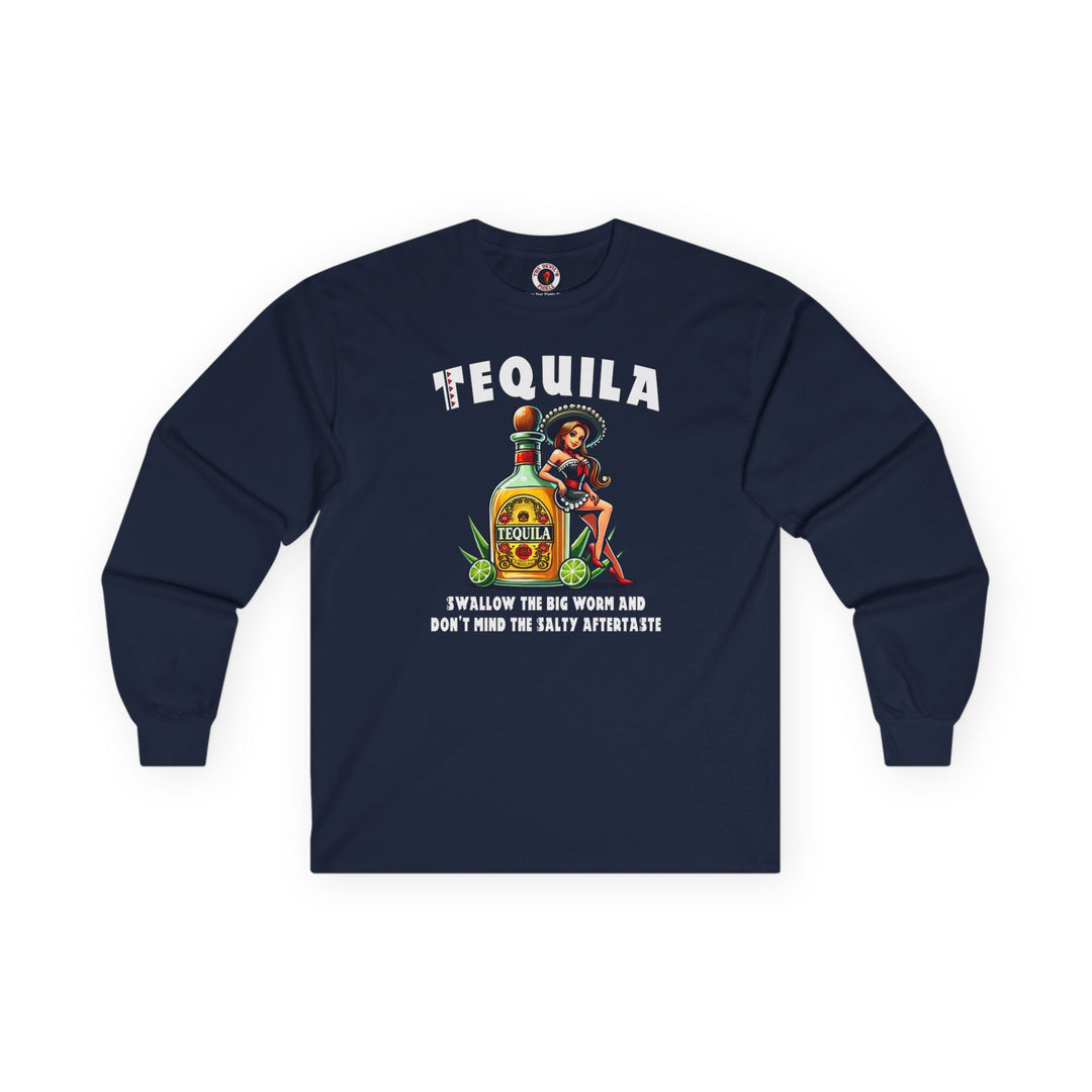 Tequila Swallow The Big Worm Long Sleeve Tee