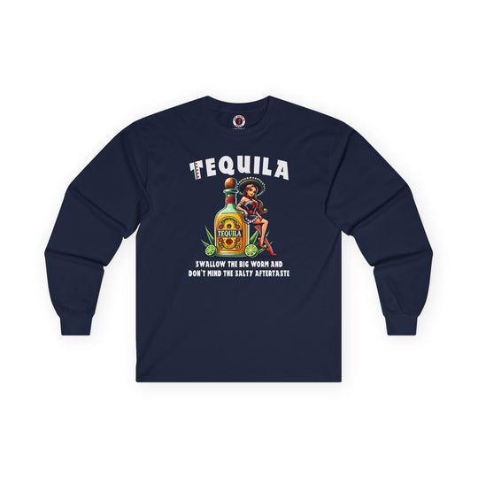 Tequila Swallow The Big Worm Long Sleeve Tee