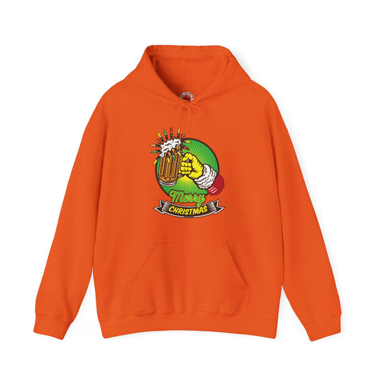 Merry Christmas Beer Hooded Sweatshirt