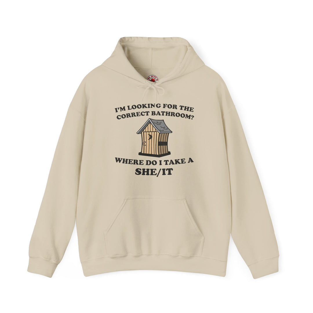 I'm Looking For The Correct Bathroom Hooded Sweatshirt