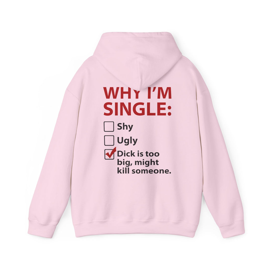 Why I'm Single Hooded Sweatshirt
