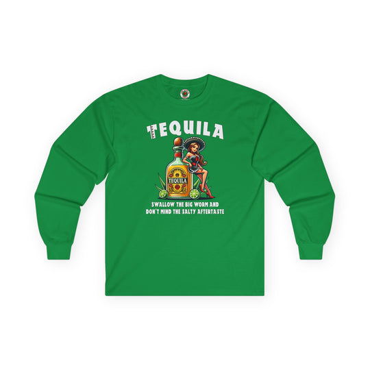 Tequila Swallow The Big Worm Long Sleeve Tee