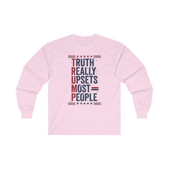 Truth Really Upsets Most People Long Sleeve Tee