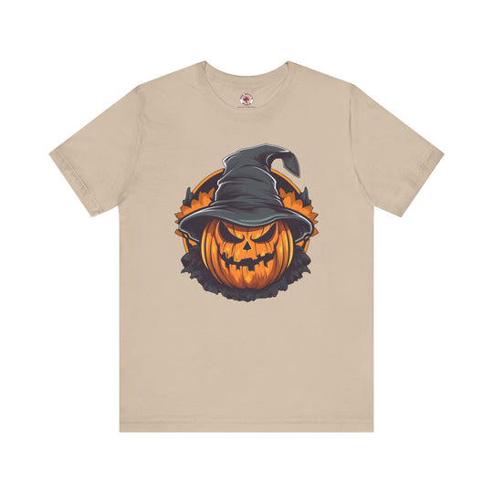Scary Witch Pumpkin Halloween T-Shirt