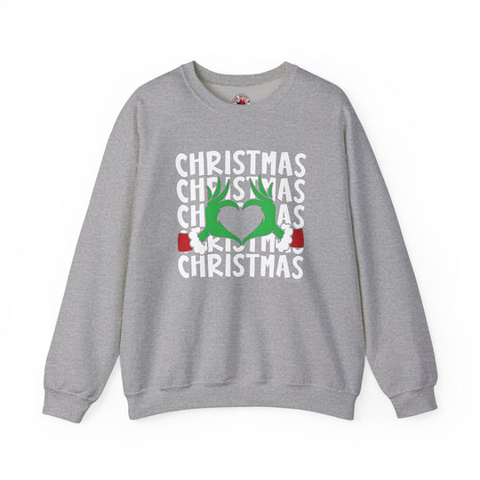 Christmas Heart Crewneck Sweatshirt