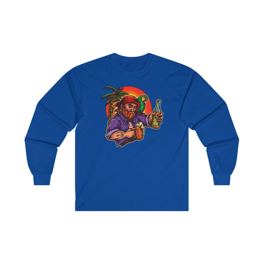 Sunset Pirate Beer Long Sleeve Tee