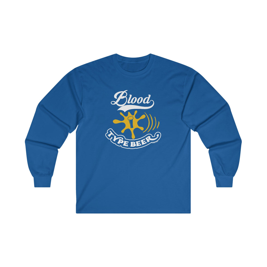 Blood Type Beer Long Sleeve Tee