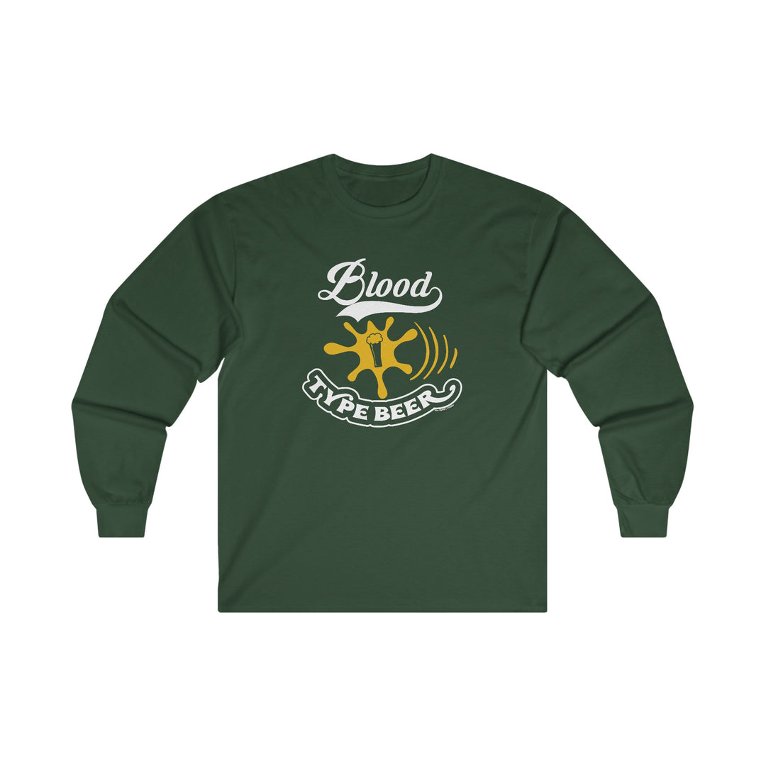 Blood Type Beer Long Sleeve Tee