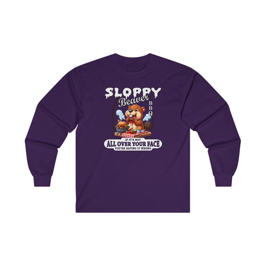 Sloppy Beaver BBQ Long Sleeve Tee