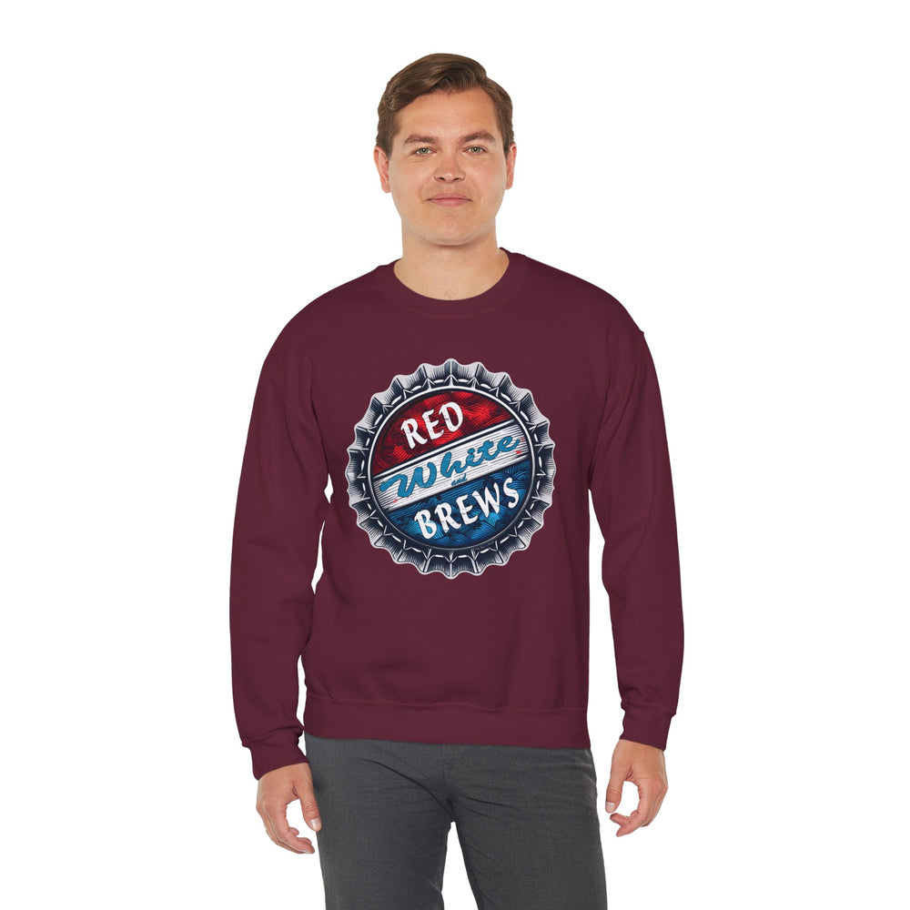 Red, White and Brews Crewneck Sweatshirt