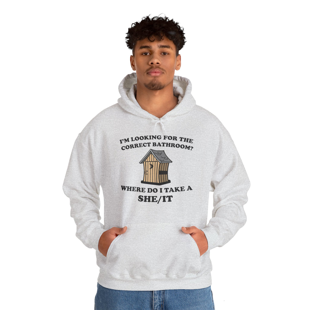 I'm Looking For The Correct Bathroom Hooded Sweatshirt