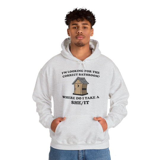 I'm Looking For The Correct Bathroom Hooded Sweatshirt