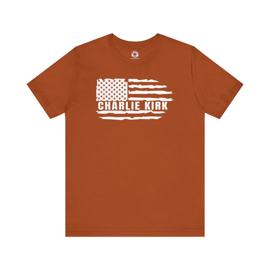 Charlie Kirk Flag T-Shirt