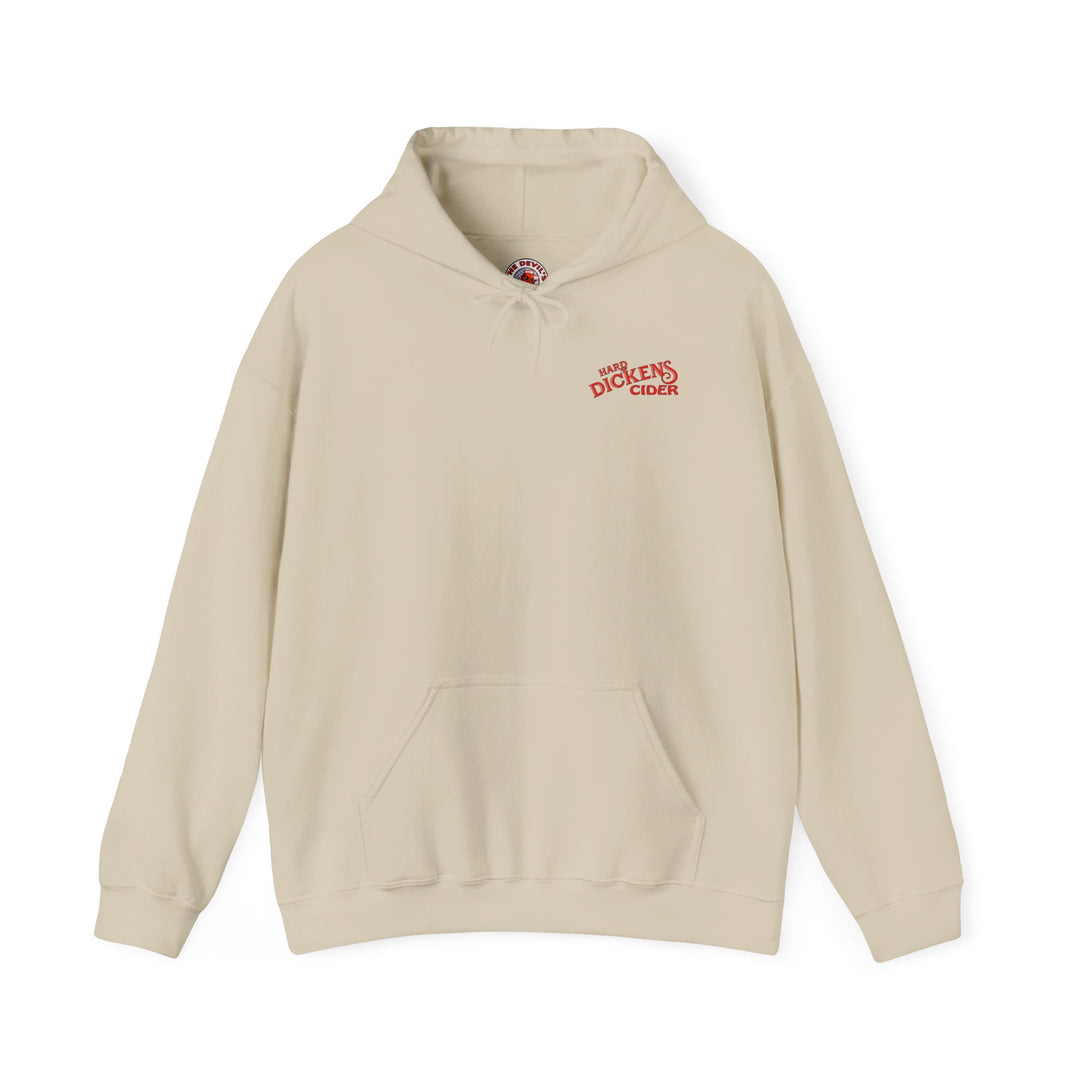 Hard Dickens Cider Front/Back Hooded Sweatshirt