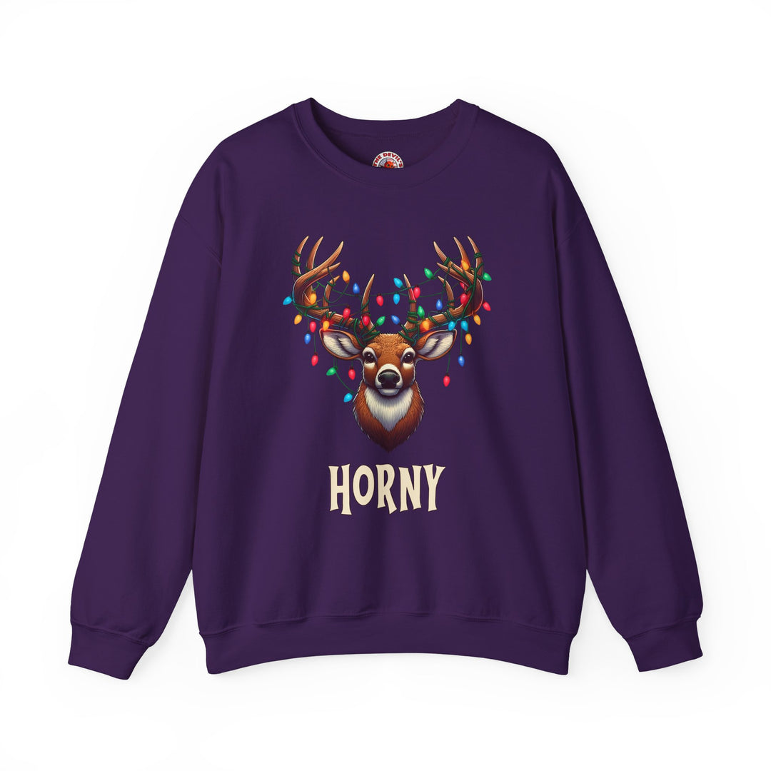 Horny Reindeer Crewneck Sweatshirt