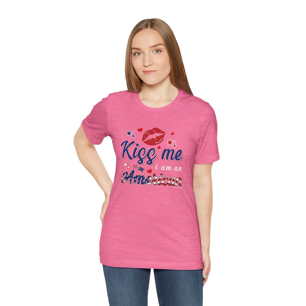 Kiss Me I Am An American T-Shirt