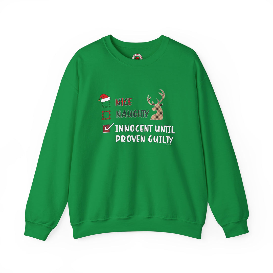 Innocent Until Proven Guilty Crewneck Sweatshirt