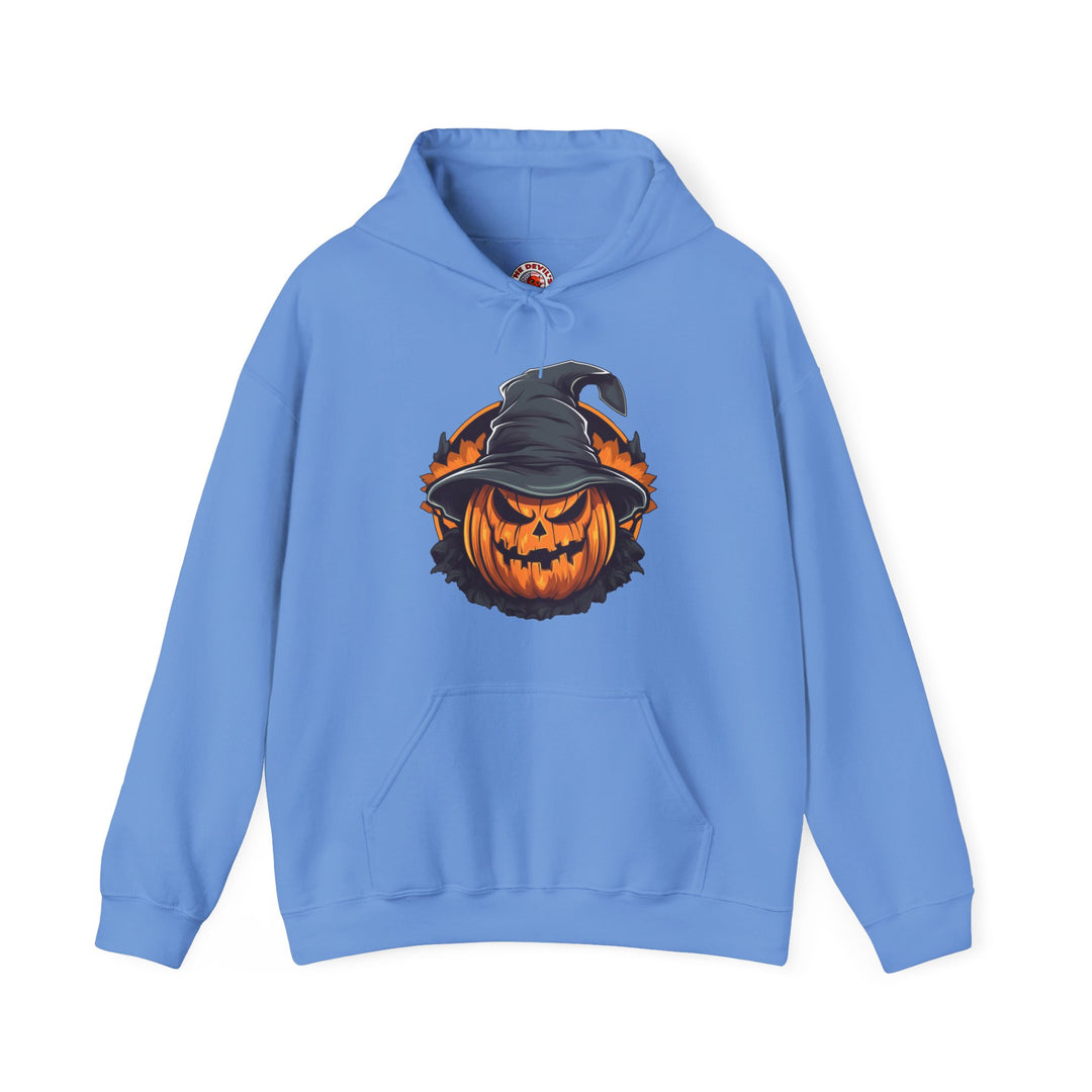Scary Witch Pumpkin Halloween Hooded Sweatshirt