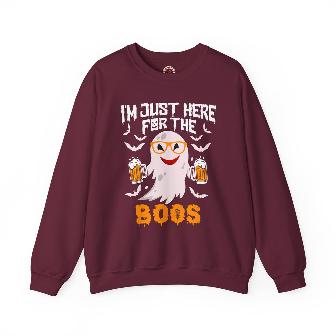 I'm Just Here For The Boos Crewneck Sweatshirt