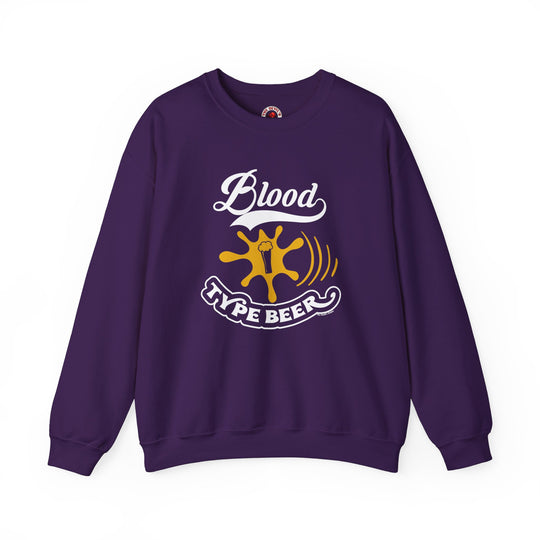 Blood Type Beer Crewneck Sweatshirt