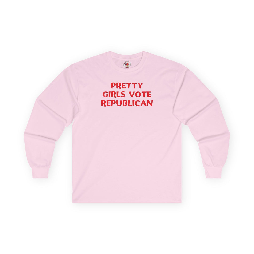 Pretty Girls Vote Republican Long Sleeve Tee
