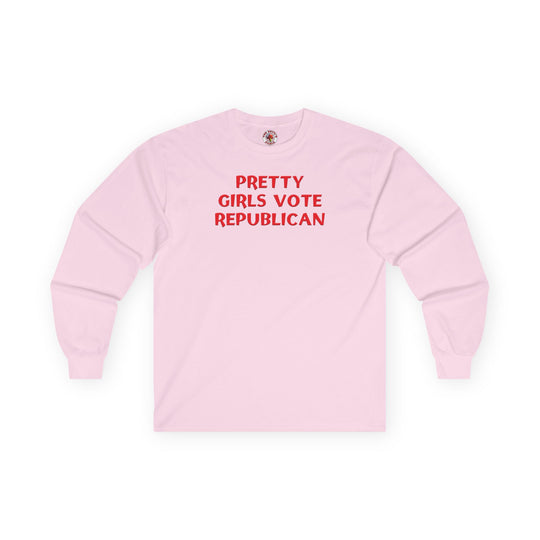 Pretty Girls Vote Republican Long Sleeve Tee