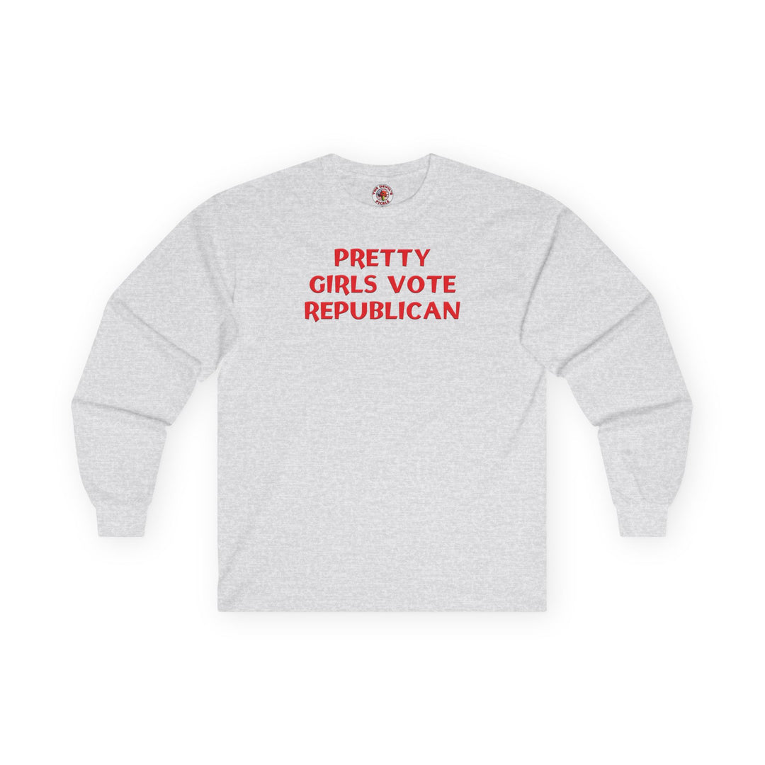 Pretty Girls Vote Republican Long Sleeve Tee