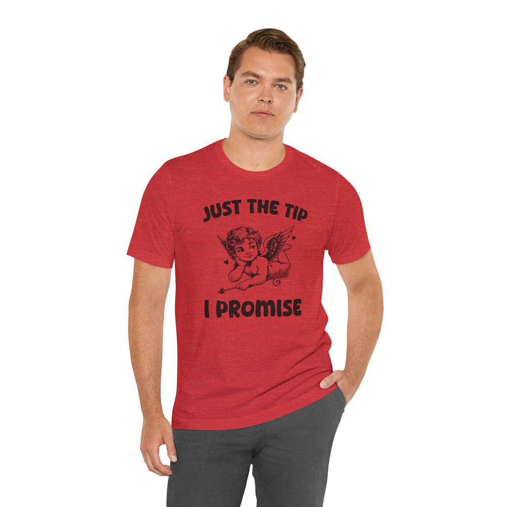 Just The Tip I Promise V-Day T-Shirt