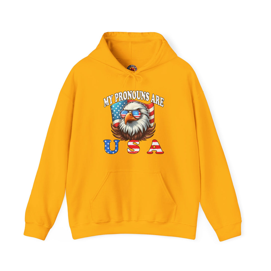 My Pronouns Are U.S.A Hooded Sweatshirt