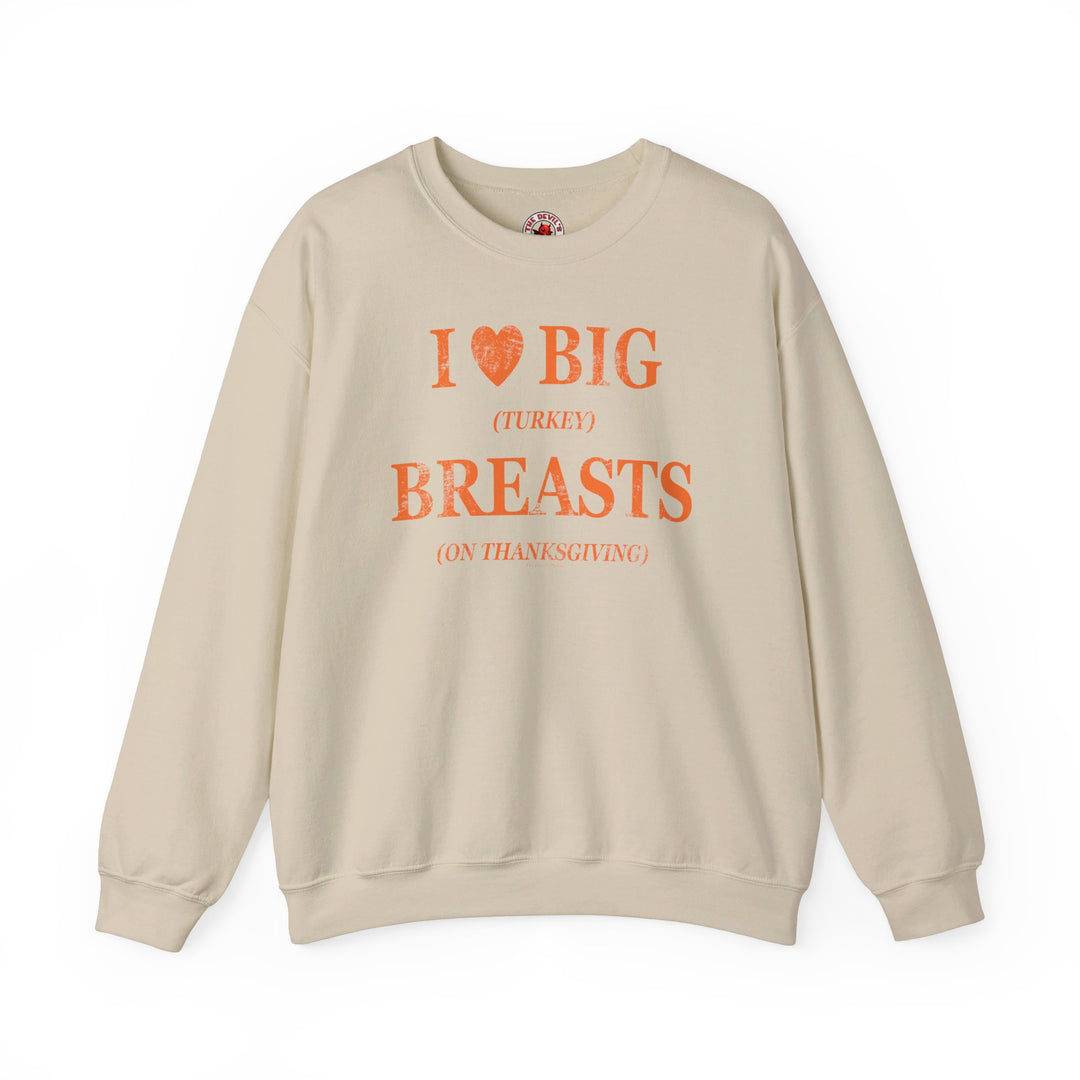 I Heart Big Breasts Crewneck Sweatshirt