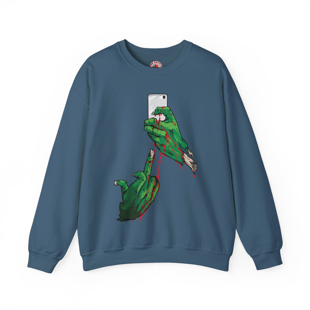 Selfie Monster Crewneck Sweatshirt