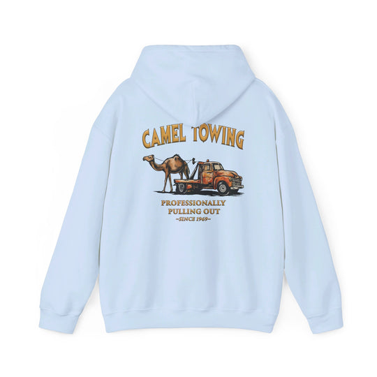 Camel Towing Back Hooded Sweatshirt