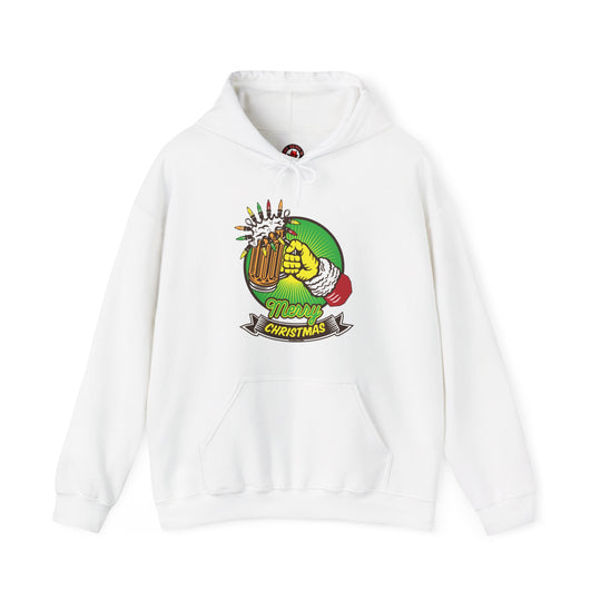 Merry Christmas Beer Hooded Sweatshirt