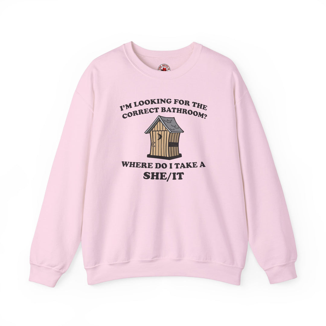 I'm Looking For The Correct Bathroom Crewneck Sweatshirt